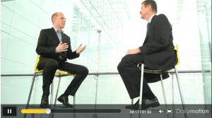 Paul-Emmanuel Géry et Axel Haentjens, directeur du programme Cloud computing d'Orange Business Services.